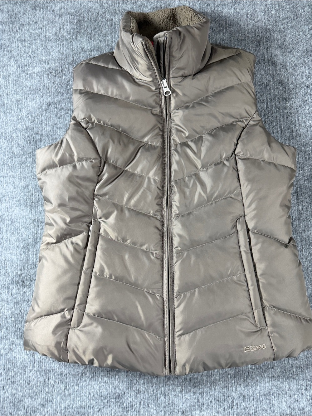 Eddie Bauer Down Puffer Vest Women’s Full Zip Outdoors EB550